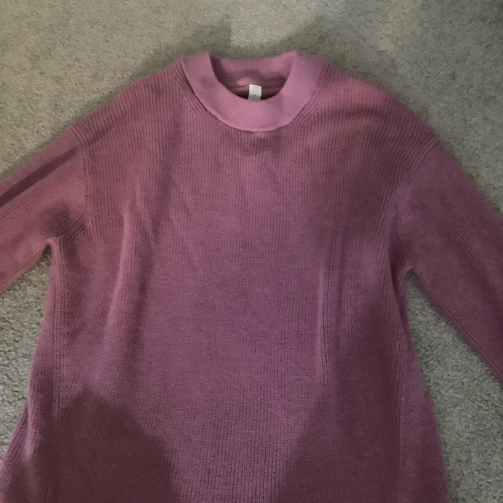 Purple Lulumeon oversized sweater